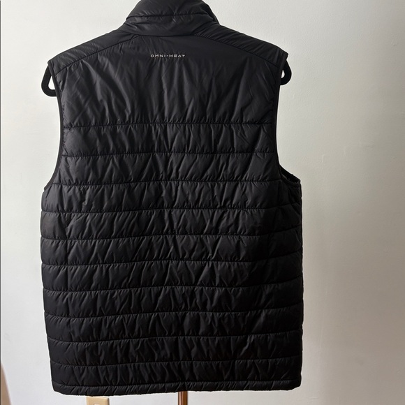 Columbia Mens White Out Omni-Heat Puffer Vest, Black, Medium - Picture 6 of 6